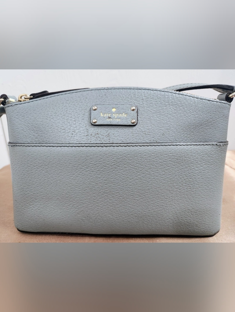 Kate Spade Teal Leather Grove Street Millie Crossbody Purse